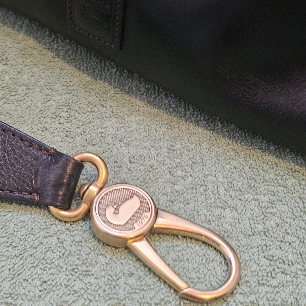 Dooney & Bourke Black Florentine Shoulder Bag with Red Trim - Picture 6 of 16
